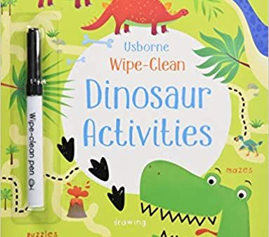 Wipe-Clean Dinosaur Activities Hot on Sale