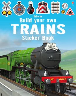 Usborne Build Your Own Trains Sticker Book For Discount