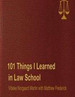 101 Things I Learned In Law School Sale