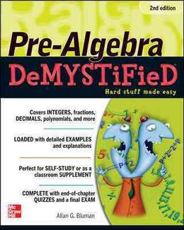 Pre Algebra Demystified 2ed Online