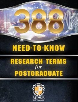 388 Need To Know Research Terms For Postgraduate For Sale