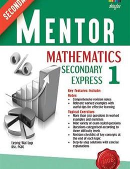 Secondary 1 Express Mentor Mathematics For Discount