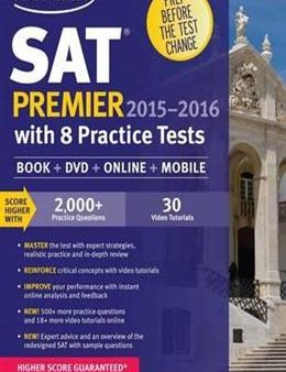 Kaplan SAT Premier 2015-2016 with 8 Practice Tests: Book + Online + DVD + Mobile (Kaplan Test Prep) Online Hot Sale