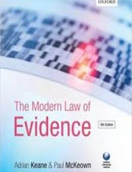 The Modern Law of Evidence, 9E Hot on Sale