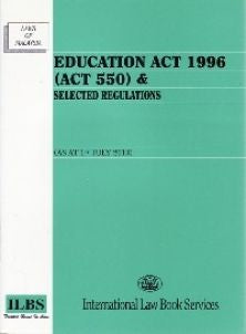 Education Act 1996 (Act 550) (1 Jul 13) Online now