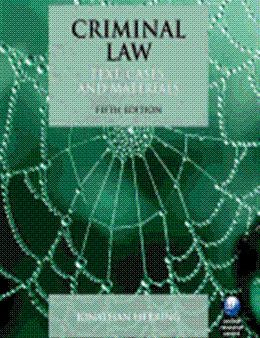 Criminal Law: Text, Cases, and Materials (5th Edition) Fashion