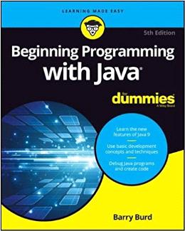 Beginning Programming With Java For Dummies 5 Ed Sale