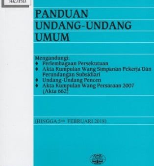 Panduan Undang-Undang Umum ( Hingga 5th Feb 2018 ) Hot on Sale