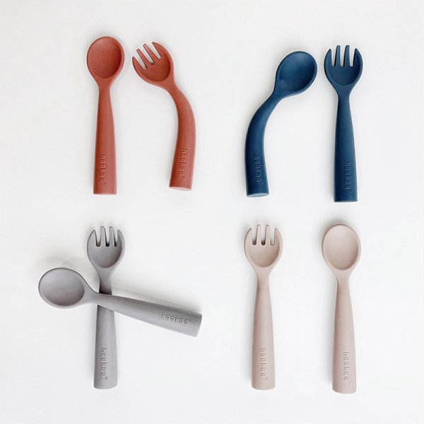 Haakaa Bendy Silicone Cutlery Set (Assorted Colours) Hot on Sale