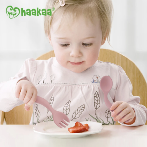 Haakaa Bendy Silicone Cutlery Set (Assorted Colours) Hot on Sale